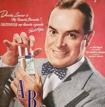 1947 Bob Hope Chesterfield Cigarettes Movie Film Advertisement Tobacco D... - £29.88 GBP