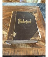 The Complete Works of William Shakespeare 1878 Leather Gilt Fine Engravings - $2,356.13 MXN
