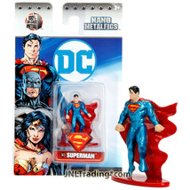 Jada Toys DC Comics Nano Metalfigs 2 Inch Die Cast Metal Figure - DC3 SUPERMAN - £11.93 GBP