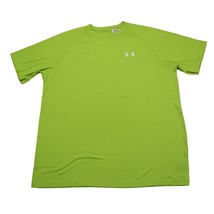 Under Armour Shirt Mens M Green Stretch Workout Gym Run Lightweight Loose - £14.15 GBP