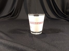 Vintage Connecticut Mountain Laurel Frosted Shot Glass Collectible 2-1/4&quot; - £7.80 GBP