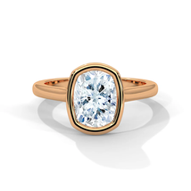 2ct Long Cushion Moissanite  Lab Diamond Engagement Ring - $700.00