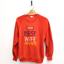 Vintage Best Wife On Earth Sweatshirt Large - $31.93