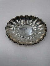 Reed &amp; Barton World’s Finest Silver Plated Ware Serving Tray Dish Silver... - $9.89