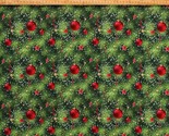 Cotton Christmas Trees Christmas Festive Holidays Fabric Print by Yard D... - $12.95