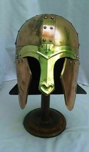 Medieval Armor Viking Helmet Antique Steel Armor Helmet Gift Item - £86.57 GBP