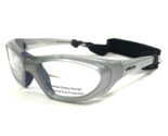 Leader Sicherheit Brille Rahmen Hilco T-Zone Silber Wrap Mit Riemen 59-1... - $55.57