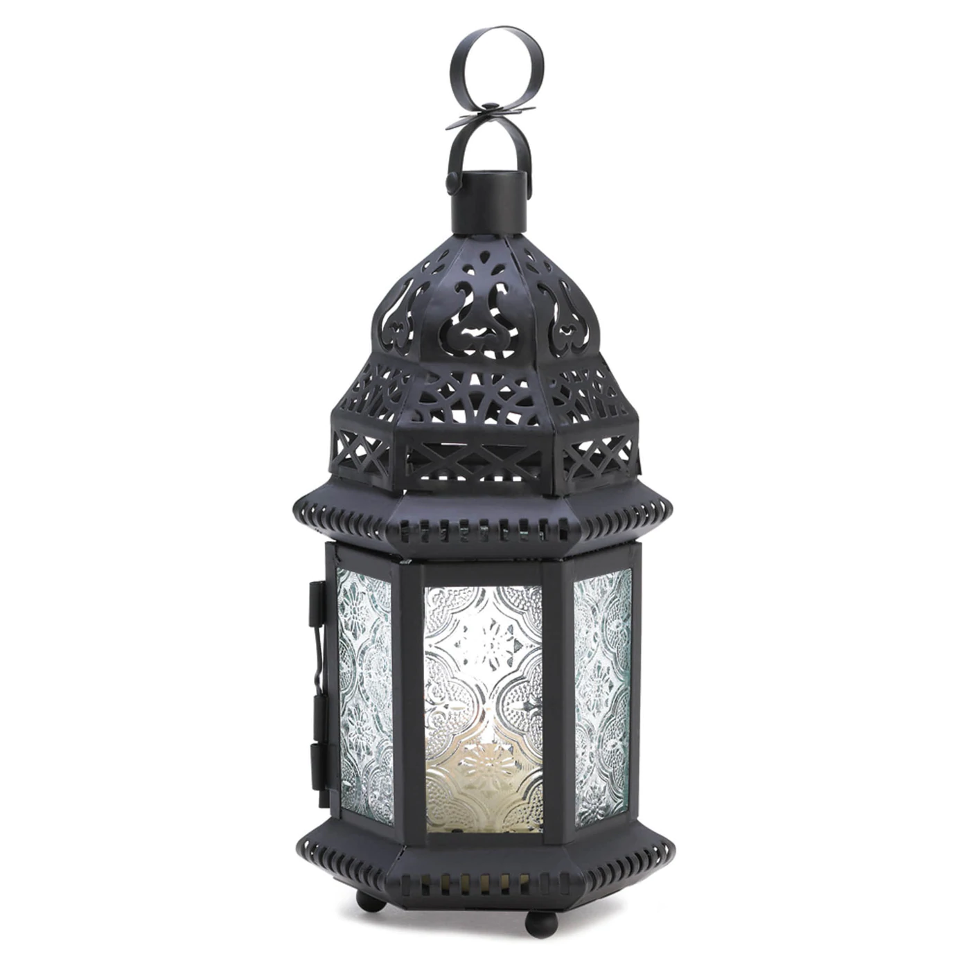 10 - Clear Glass Moroccan Lantern - $138.00