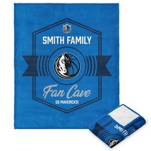 NBA Dallas Mavericks Dominion Personalized Silk Touch Throw Blanket 50X60 - £44.80 GBP