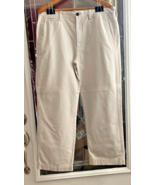 Haggar Life Khaki Pants Mens 36x30 Beige Relaxed Straight Leg Live Comfo... - $331.70 MXN