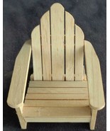 Cute Little Miniature Adirondack Chair – All Wood Construction – Natural... - $188.30 MXN