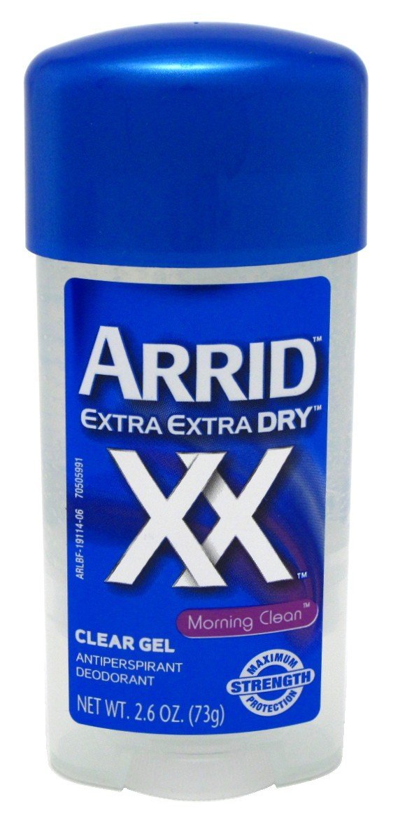 Arrid Deodorant 2.6 Ounce Gel Clear XX Morning Clean (76ml) (6 Pack) - $37.99
