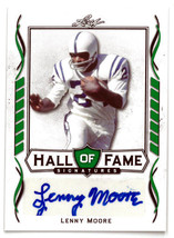 Lenny Moore signed 2021 Leaf Hall of Fame Signatures Auto Card #HOF-LMI (Baltimo - £17.34 GBP