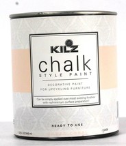1 Can Kilz 32 Oz Chalk Style Decorative Paint Cameo Coral Ready To Use - $26.99