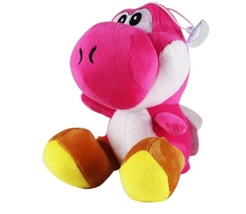 Hot Pink Yoshi Plush Doll Stuffed Animal 6&quot; tall - £11.25 GBP