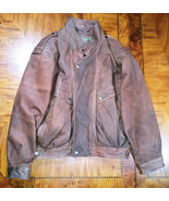 Vintage Men’s Wilson&#39;s Adventure Bound Thinsulate Brown Leather Bomber J... - £62.87 GBP