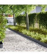 vidaXL Lawn Edgings 20 pcs Anthracite 39.4x0.2x7.9 in Plastic - €234,29 EUR