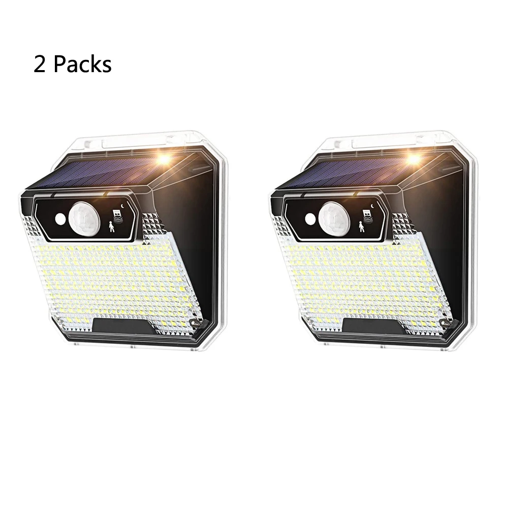 Outdoor Solar Lights Solar lamp Outdoor Waterproof, 148 LED Security Lights Dusk - £80.90 GBP