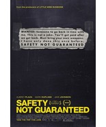 Safety Not Guaranteed 24x40 Double Sided Movie Poster /One Sheet  Near Mint - $27.30 CAD