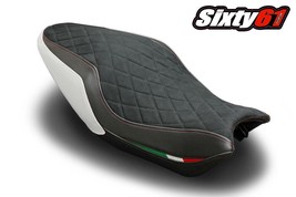 Seat Cover for Ducati Monster 821 1200 2014 2015 2016 Black Luimoto Rider - £243.27 GBP