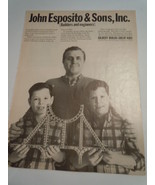 Vintage John Esposito &amp; Sons Inc Erector Set Print Magazine Advertisemen... - $112.04 MXN