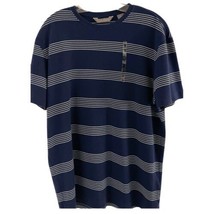New Daniel Cremieux XL Extra Large Mens Pullover Crew Short Sleeve Blue ... - £12.74 GBP