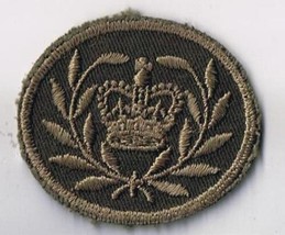 Canadian Military Forces Queens Crown Patch - $2.80