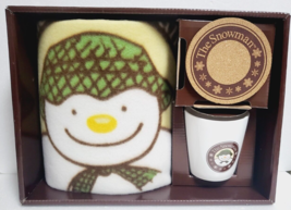 The Snowman Cafe Style 3er Set Überwurf Tasse Untersetzer Alt Seltenware - $81.85