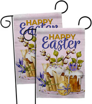 Super Sweet Easter Garden Flags Pack 13 X18.5 Double-Sided House Banner - £22.66 GBP