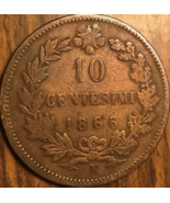 1866 ITALY 10 CENTESIMI - £2.87 GBP