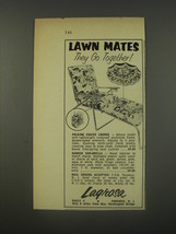 1956 Lagrosa Folding Chaise Lounge and Garden Sun-Brella Advertisement - £14.77 GBP