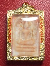 Pra Tath Somdet Sarira Relic Stone Sacred From KaoSamRoiYod Mountain Thai Amulet - £31.45 GBP