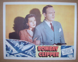 Bombay Clipper Original 1949 Re-release U.S. Lobby Card William Gargan - £10.60 GBP