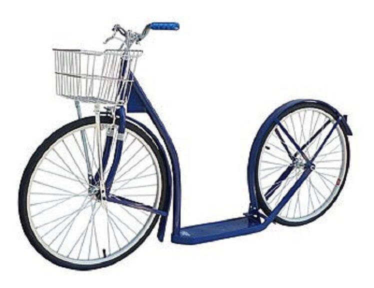 24/20 ADULT KICK SCOOTER - NAVY BLUE Genuine Amish Big Wheel USA MADE - $429.97