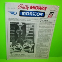 Bally Midway Monitor Original Newsletter CoinOp Games Arcade Pinball Dec... - £15.76 GBP