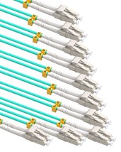 Om3 Fiber Patch Cable (Ul List), 10G Lc To Lc Fiber Optical Patch, 2M,10Pack - $64.95