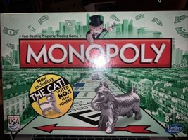 Monopoly Board Game Hasbro Family with CAT Token NEW FACTORY SEALED - $24.63