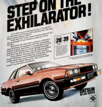 1981 Datsun 200-SX Advertisement Automobilia Vintage Nissan NAPS-Z DWKK29 - $457.58 MXN