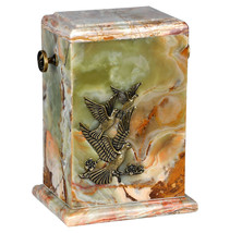 Onyx Adult Cremation Casket Funeral Ashes urn Unique Human Ashes  Memorial Urn - £137.96 GBP+