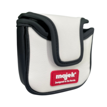 POKER BLACK DIAMOND SQUARE MALLET PUTTER HEADCOVER LEATHERETTE HEAD COVER - $14.65