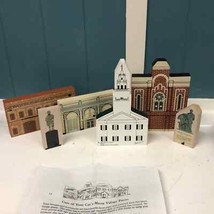 Lot of 6 vintage 90’s Cat’s Meow Village pieces first Baptist church Acw... - $56.80
