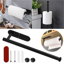 Self-Adhesive Paper Towel Holder Roll Rack Under Cabinet Steel Wall Moun... - £7.88 GBP