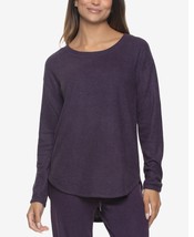 Felina Womens Super Soft Brushed Jersey Crew Neck Loungewear Top,Purple,Large - £27.06 GBP