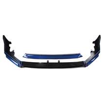 4pcs Front Bumper Spoiler Lip fits Honda Civic 11th 2022-2024 Black Blue - $310.57