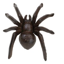 Cast Iron Bronze Finished Arachnid Spider Metal Wall Or Desktop Decor Sculpture - £17.20 GBP