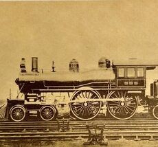 1961 The 999 Built For World&#39;s Fair Chicago Train Railroad Print Card DWO5 - €43,22 EUR