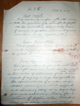 Vintage A.T.R. Letter Chick Point Feb 4 1944 WWII - £3.92 GBP