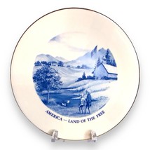 America Land Of The Free American Legion National President Plate 1986-1987 - £18.64 GBP