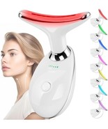 Facial Massager Red-Light-Therapy-for-Face and Neck, Face  culpting White  - $751.56 MXN
