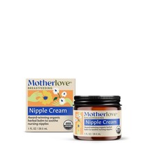 Motherlove Nipple Cream (1 oz) Organic Lanolin-Free Nipple Cream for - $11.88